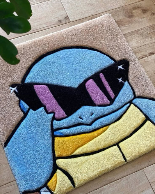 Tapis Tufting Fait Main – Design Carapuce